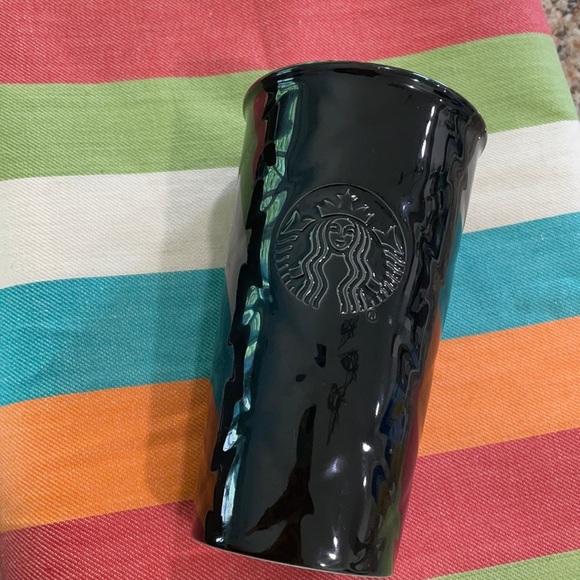 Starbucks Black Mug -NO LID - Used/ Like New - Picture 1 of 4